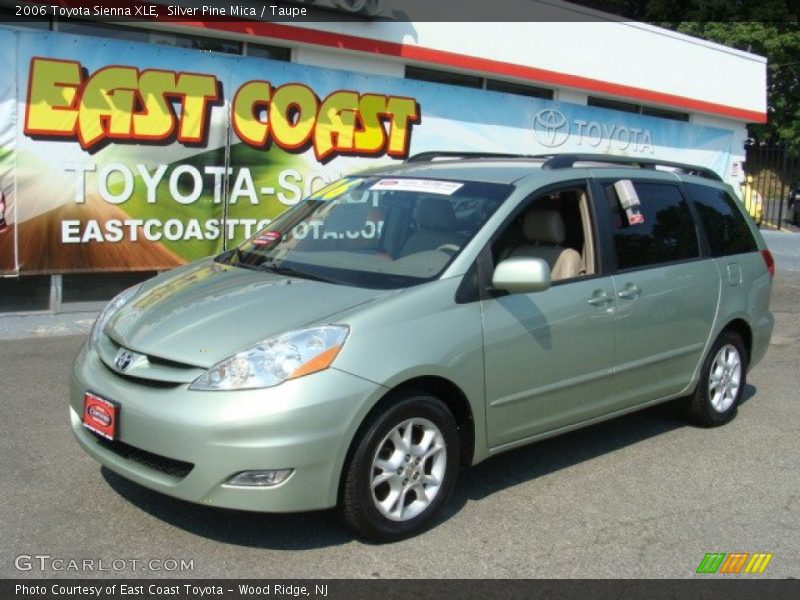 Silver Pine Mica / Taupe 2006 Toyota Sienna XLE