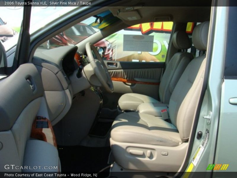 Silver Pine Mica / Taupe 2006 Toyota Sienna XLE