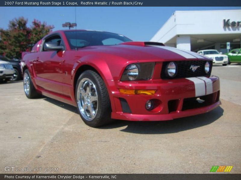 Redfire Metallic / Roush Black/Grey 2007 Ford Mustang Roush Stage 1 Coupe