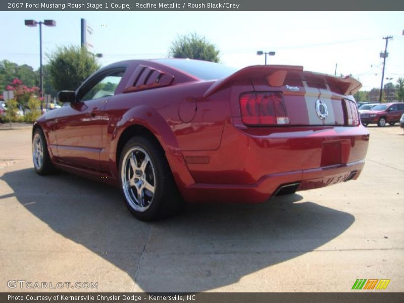 Redfire Metallic / Roush Black/Grey 2007 Ford Mustang Roush Stage 1 Coupe
