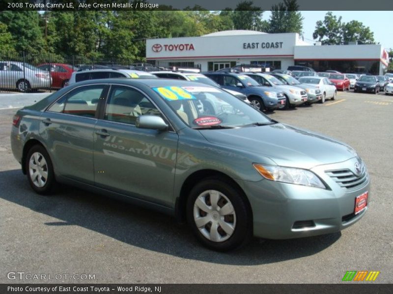 Aloe Green Metallic / Bisque 2008 Toyota Camry LE