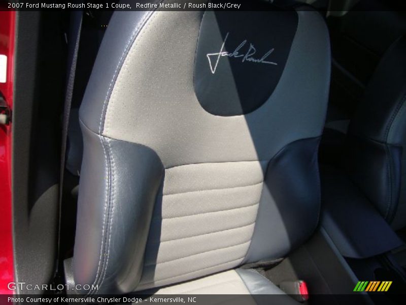 Redfire Metallic / Roush Black/Grey 2007 Ford Mustang Roush Stage 1 Coupe