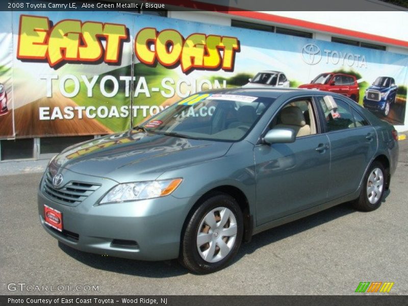 Aloe Green Metallic / Bisque 2008 Toyota Camry LE