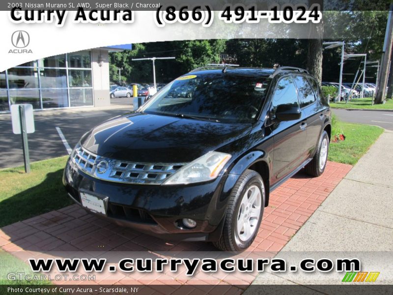 Super Black / Charcoal 2003 Nissan Murano SL AWD
