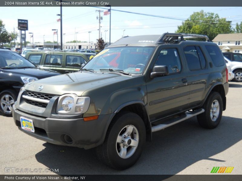 Canteen Metallic Green / Gray 2004 Nissan Xterra SE 4x4
