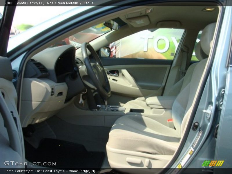 Aloe Green Metallic / Bisque 2008 Toyota Camry LE