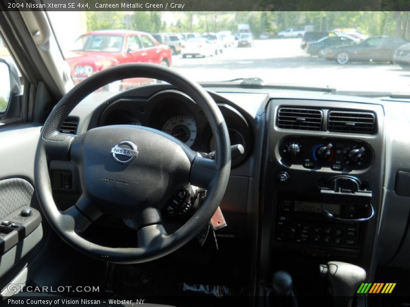 Canteen Metallic Green / Gray 2004 Nissan Xterra SE 4x4