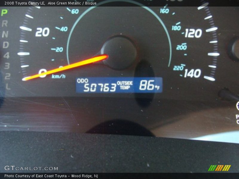 Aloe Green Metallic / Bisque 2008 Toyota Camry LE