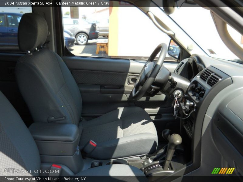 Canteen Metallic Green / Gray 2004 Nissan Xterra SE 4x4