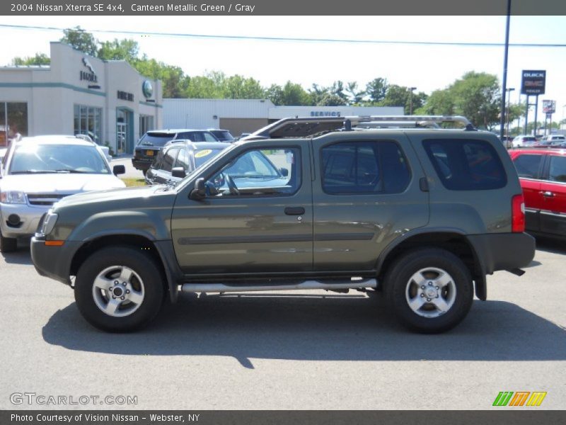 Canteen Metallic Green / Gray 2004 Nissan Xterra SE 4x4