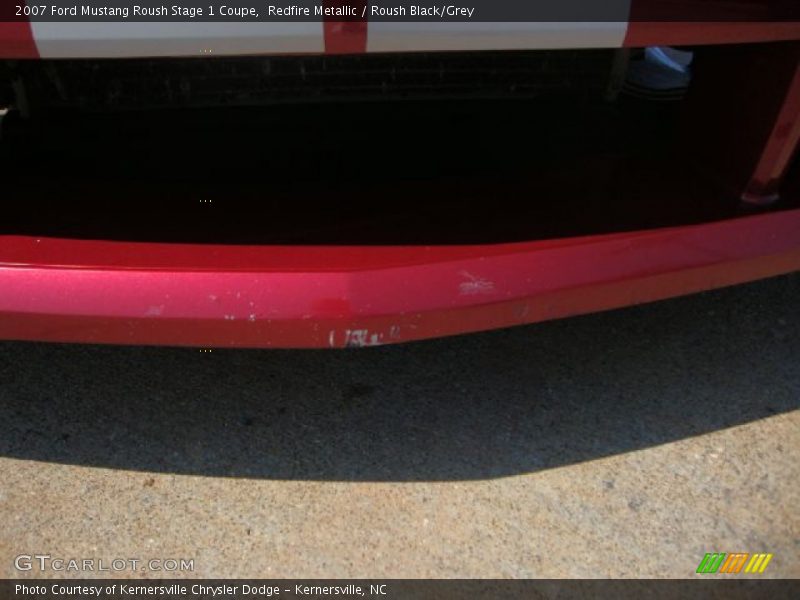 Redfire Metallic / Roush Black/Grey 2007 Ford Mustang Roush Stage 1 Coupe