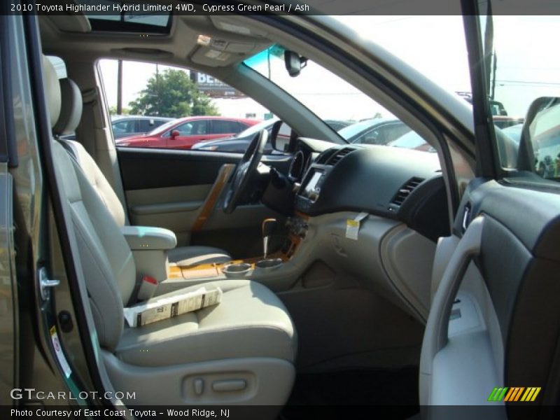 Cypress Green Pearl / Ash 2010 Toyota Highlander Hybrid Limited 4WD