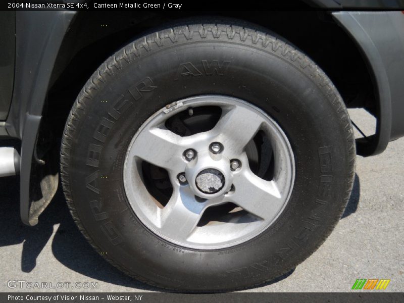 Canteen Metallic Green / Gray 2004 Nissan Xterra SE 4x4