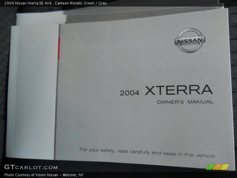 Canteen Metallic Green / Gray 2004 Nissan Xterra SE 4x4