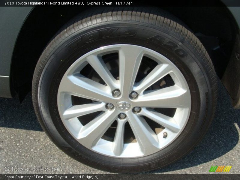  2010 Highlander Hybrid Limited 4WD Wheel