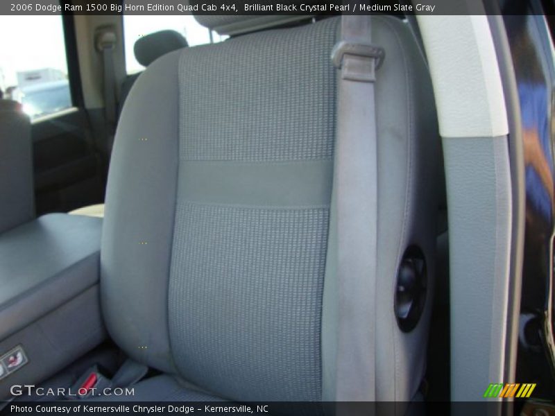 Brilliant Black Crystal Pearl / Medium Slate Gray 2006 Dodge Ram 1500 Big Horn Edition Quad Cab 4x4