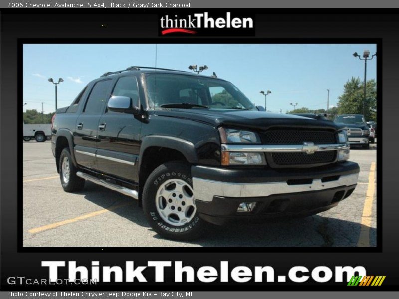 Black / Gray/Dark Charcoal 2006 Chevrolet Avalanche LS 4x4