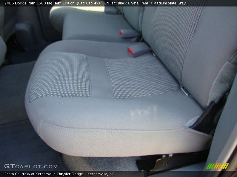 Brilliant Black Crystal Pearl / Medium Slate Gray 2006 Dodge Ram 1500 Big Horn Edition Quad Cab 4x4