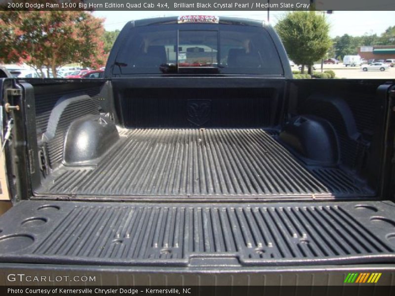 Brilliant Black Crystal Pearl / Medium Slate Gray 2006 Dodge Ram 1500 Big Horn Edition Quad Cab 4x4