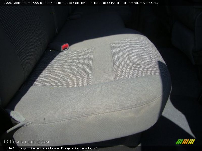 Brilliant Black Crystal Pearl / Medium Slate Gray 2006 Dodge Ram 1500 Big Horn Edition Quad Cab 4x4