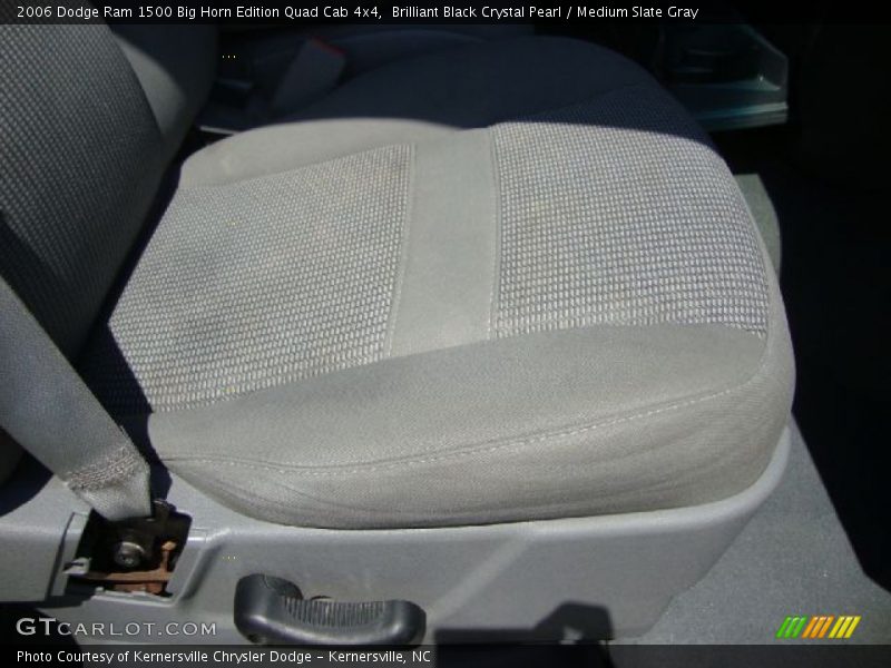 Brilliant Black Crystal Pearl / Medium Slate Gray 2006 Dodge Ram 1500 Big Horn Edition Quad Cab 4x4