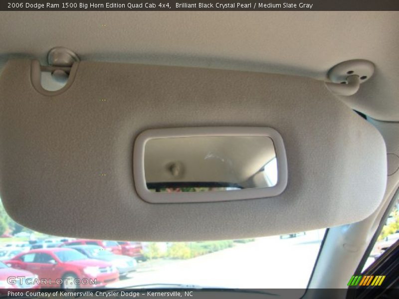 Brilliant Black Crystal Pearl / Medium Slate Gray 2006 Dodge Ram 1500 Big Horn Edition Quad Cab 4x4