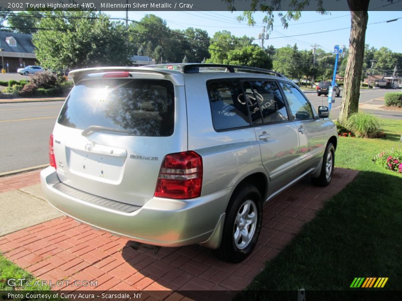 Millennium Silver Metallic / Gray 2002 Toyota Highlander 4WD