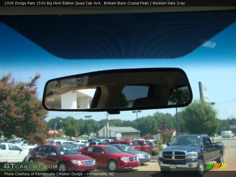 Brilliant Black Crystal Pearl / Medium Slate Gray 2006 Dodge Ram 1500 Big Horn Edition Quad Cab 4x4