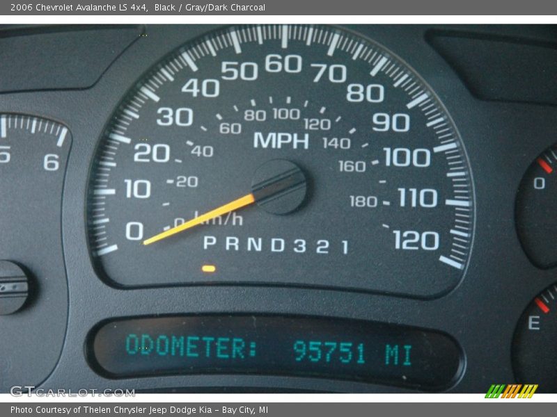 Black / Gray/Dark Charcoal 2006 Chevrolet Avalanche LS 4x4