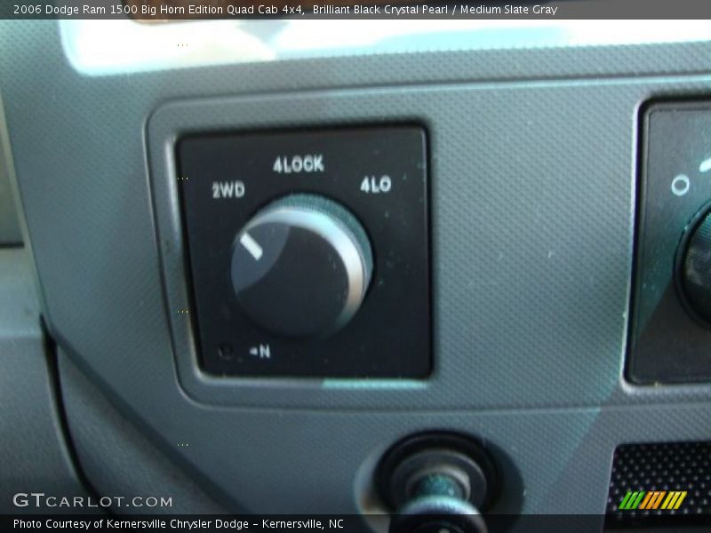 Brilliant Black Crystal Pearl / Medium Slate Gray 2006 Dodge Ram 1500 Big Horn Edition Quad Cab 4x4