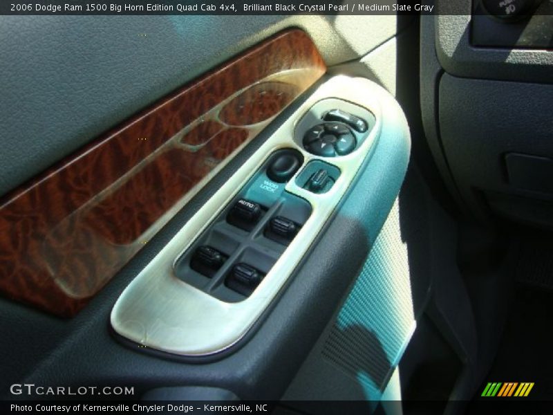 Brilliant Black Crystal Pearl / Medium Slate Gray 2006 Dodge Ram 1500 Big Horn Edition Quad Cab 4x4