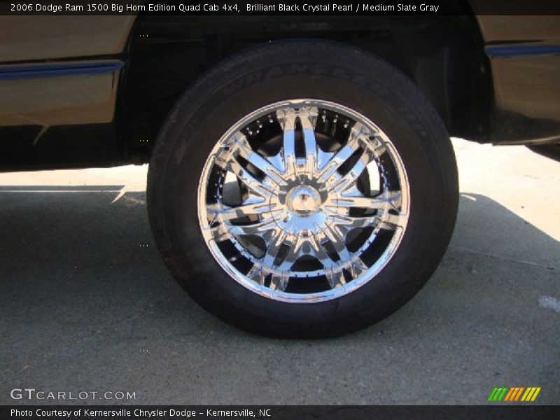 Brilliant Black Crystal Pearl / Medium Slate Gray 2006 Dodge Ram 1500 Big Horn Edition Quad Cab 4x4