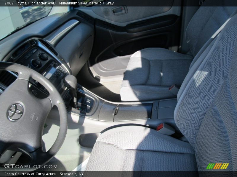 Millennium Silver Metallic / Gray 2002 Toyota Highlander 4WD