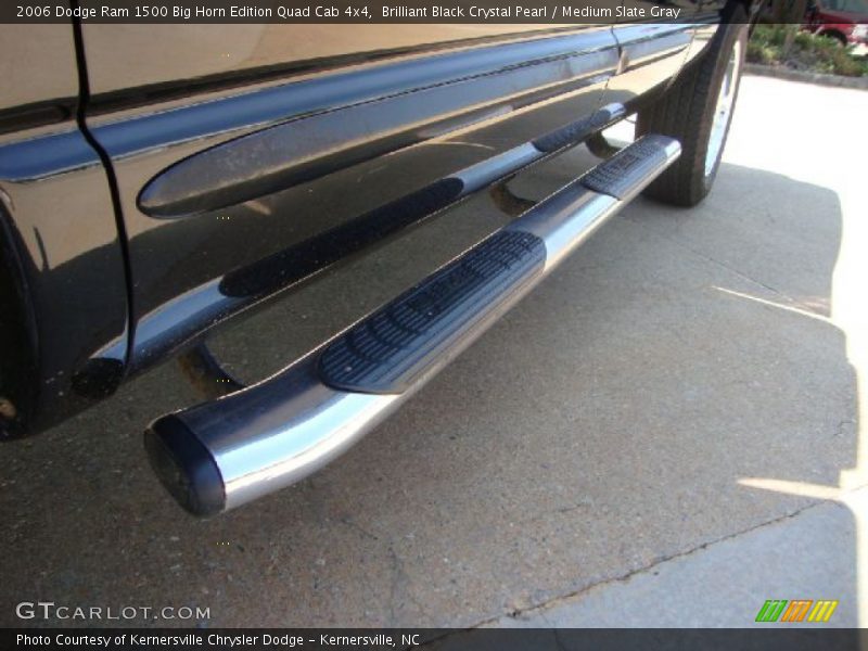 Brilliant Black Crystal Pearl / Medium Slate Gray 2006 Dodge Ram 1500 Big Horn Edition Quad Cab 4x4