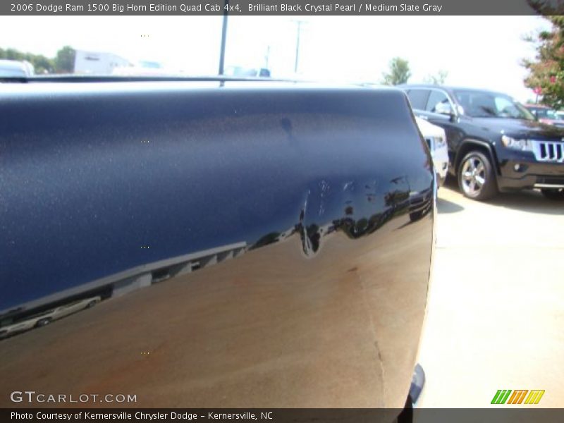 Brilliant Black Crystal Pearl / Medium Slate Gray 2006 Dodge Ram 1500 Big Horn Edition Quad Cab 4x4