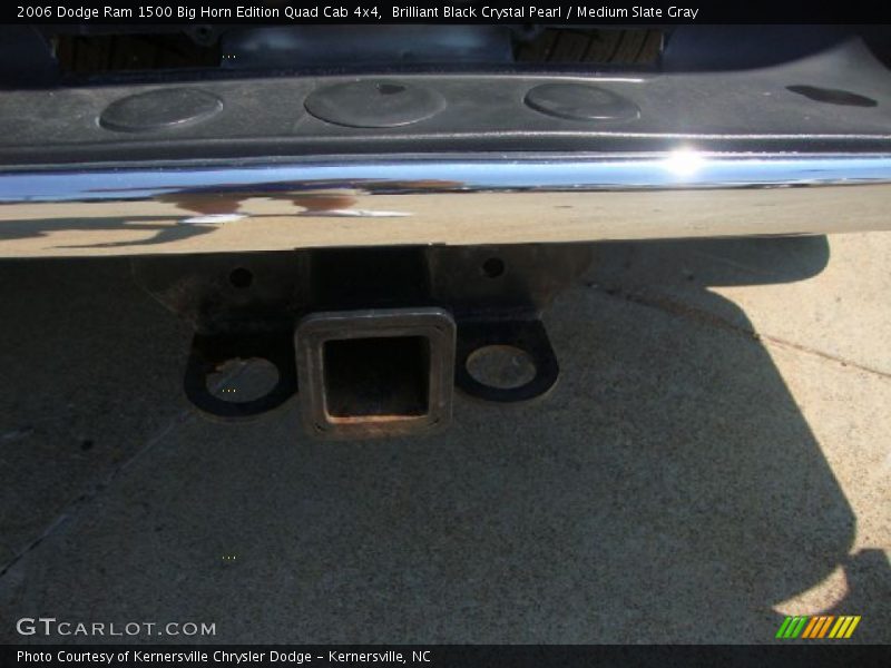 Brilliant Black Crystal Pearl / Medium Slate Gray 2006 Dodge Ram 1500 Big Horn Edition Quad Cab 4x4
