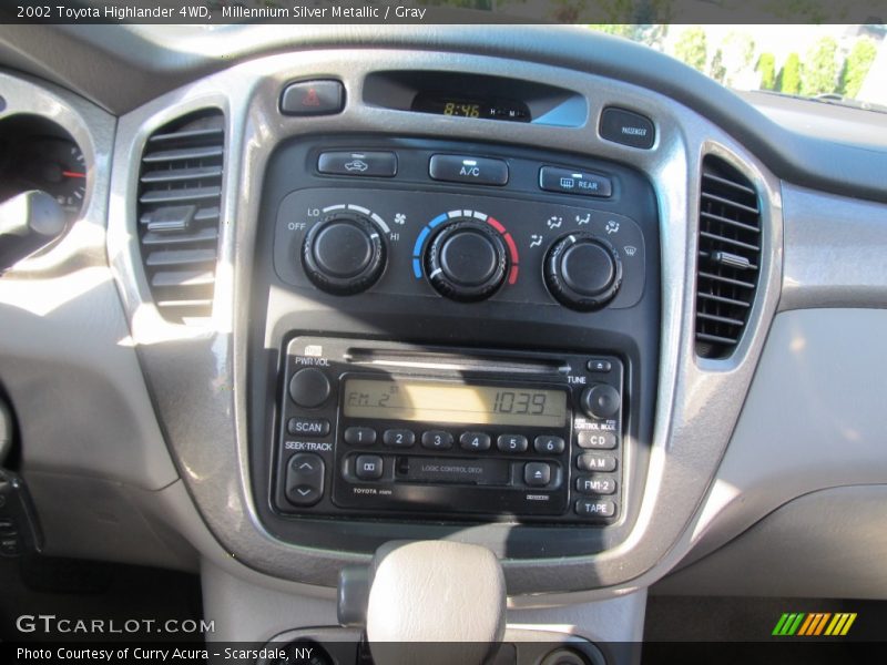 Controls of 2002 Highlander 4WD