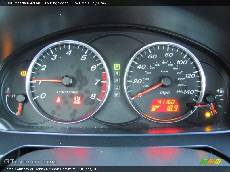 Silver Metallic / Gray 2008 Mazda MAZDA6 i Touring Sedan