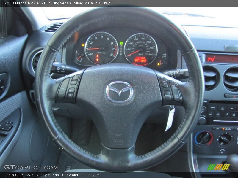 Silver Metallic / Gray 2008 Mazda MAZDA6 i Touring Sedan