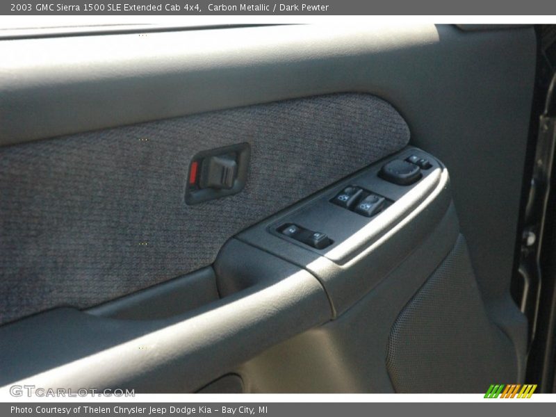 Carbon Metallic / Dark Pewter 2003 GMC Sierra 1500 SLE Extended Cab 4x4