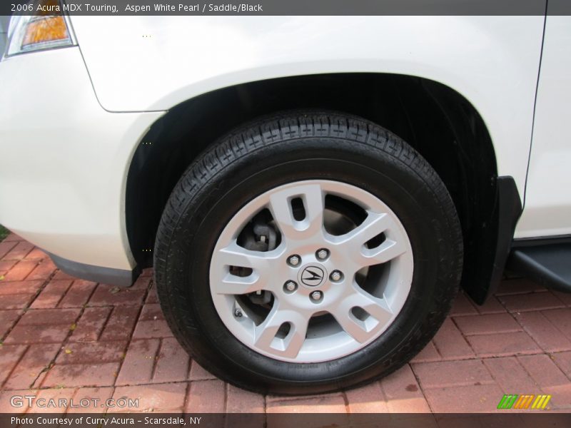 Aspen White Pearl / Saddle/Black 2006 Acura MDX Touring
