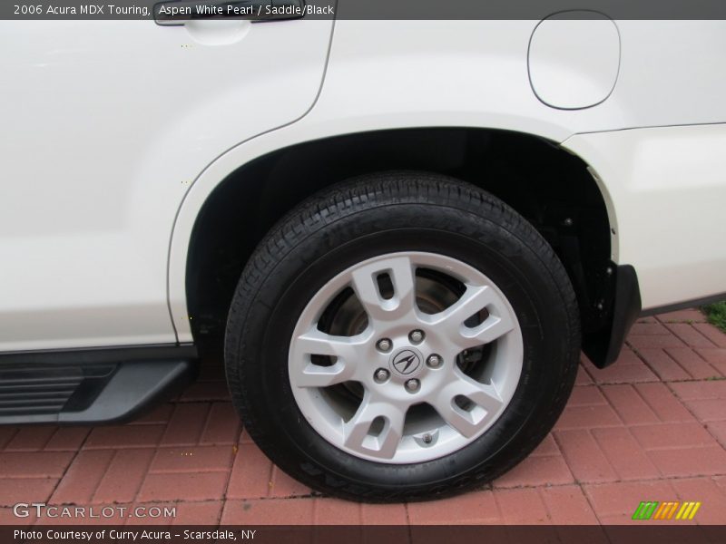 Aspen White Pearl / Saddle/Black 2006 Acura MDX Touring