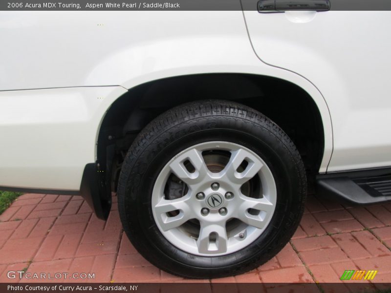 Aspen White Pearl / Saddle/Black 2006 Acura MDX Touring