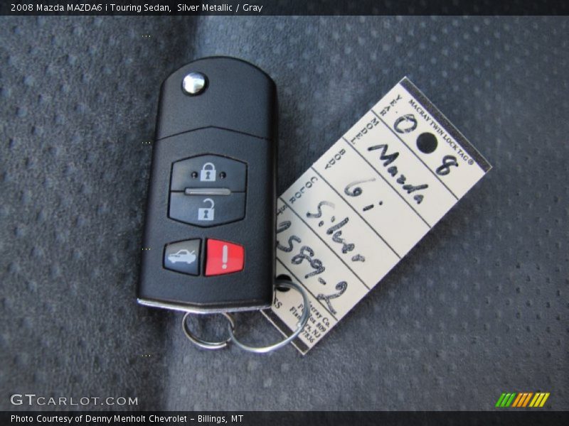 Silver Metallic / Gray 2008 Mazda MAZDA6 i Touring Sedan
