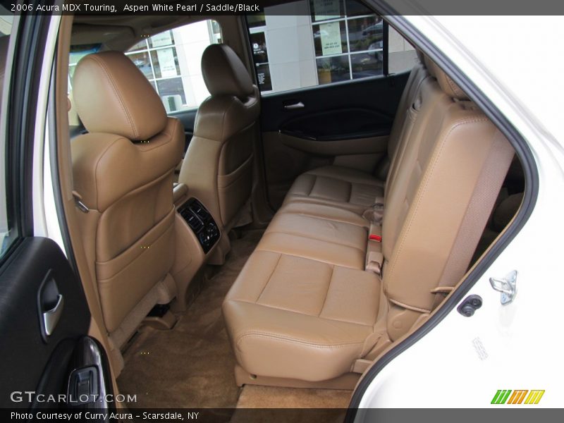Aspen White Pearl / Saddle/Black 2006 Acura MDX Touring