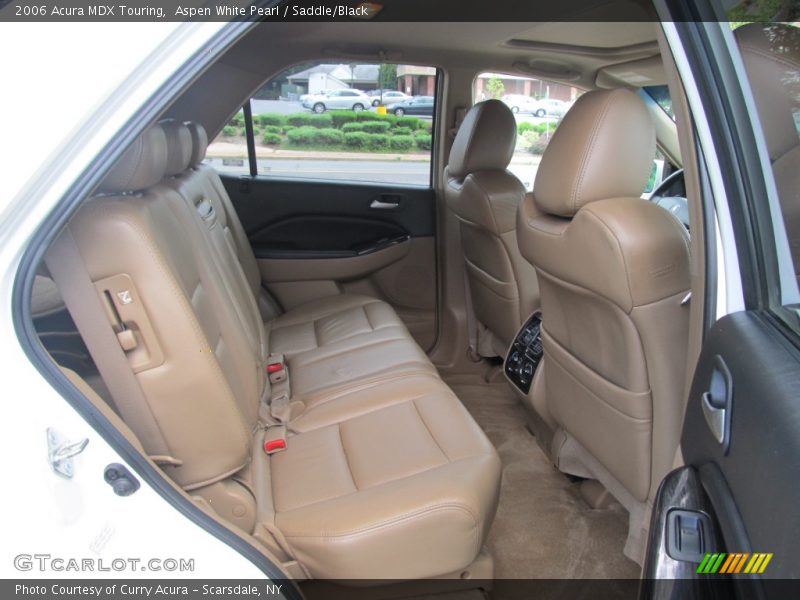 Aspen White Pearl / Saddle/Black 2006 Acura MDX Touring