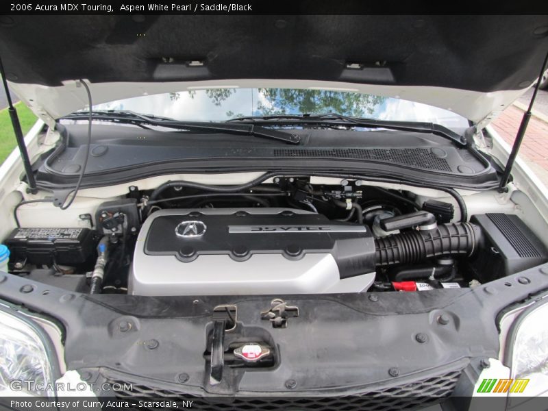 Aspen White Pearl / Saddle/Black 2006 Acura MDX Touring