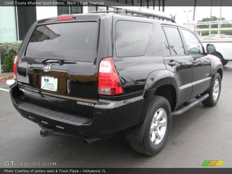 Black / Dark Charcoal 2006 Toyota 4Runner Sport Edition