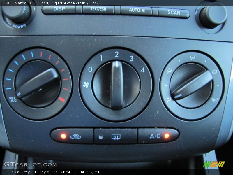 Controls of 2010 CX-7 i Sport