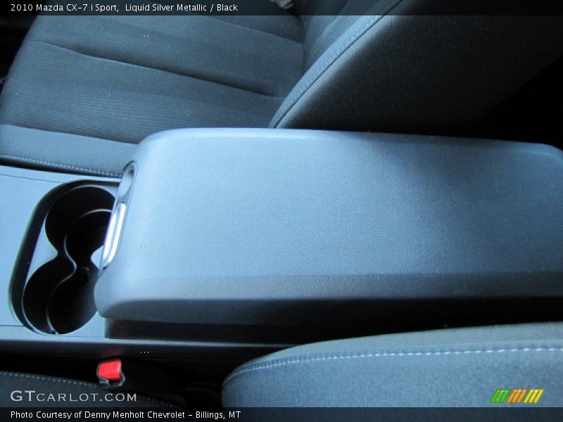Liquid Silver Metallic / Black 2010 Mazda CX-7 i Sport